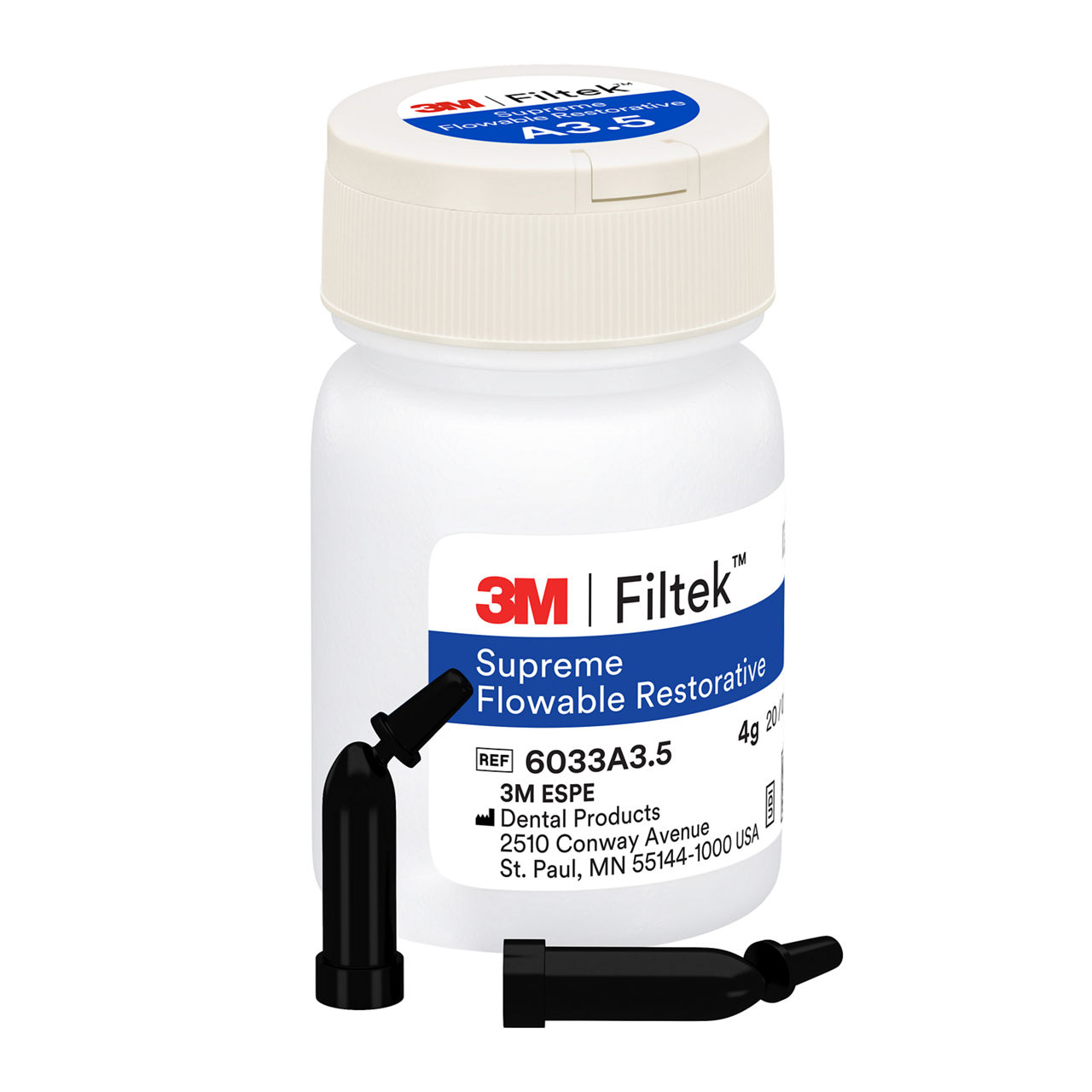 3M™ Filtek™ Supreme Flowable Restorative, 6033A3.5, 20 - 0.2g Capsules