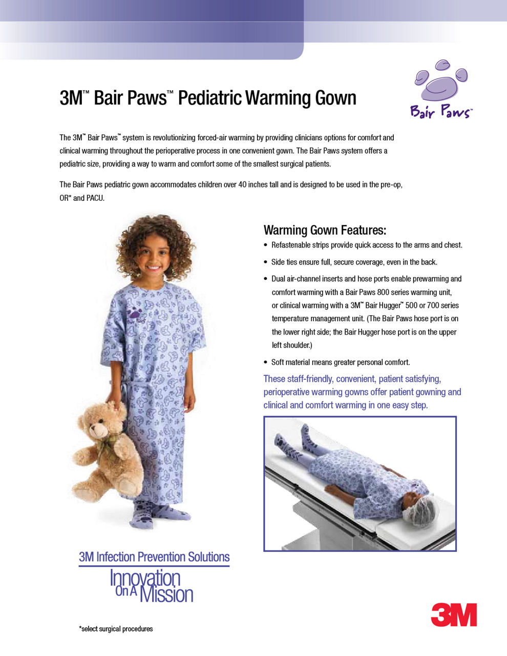 Bair Hugger Pediatric Gown Brochure