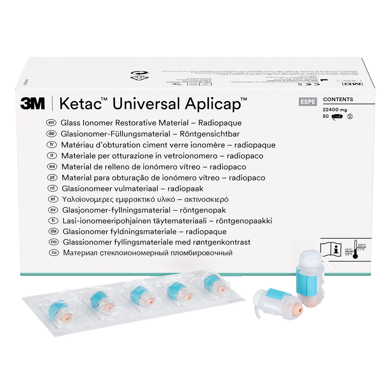 3M™ Ketac™ Universal Aplicap™ Glass Ionomer Restorative Shade A2 Refill, 61088