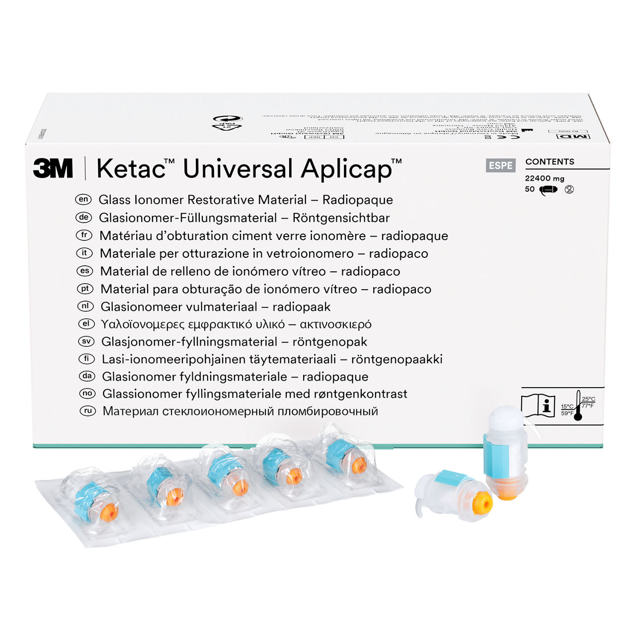 3M™ Ketac™ Universal Aplicap™ Glass Ionomer Restorative Shade A3.5 Refill, 61095