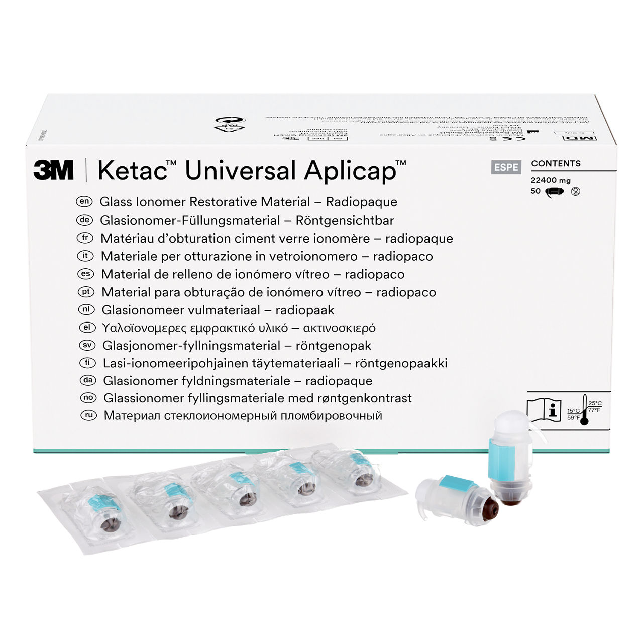 3M™ Ketac™ Universal Aplicap™ Glass Ionomer Restorative Shade A4 Refill,61096