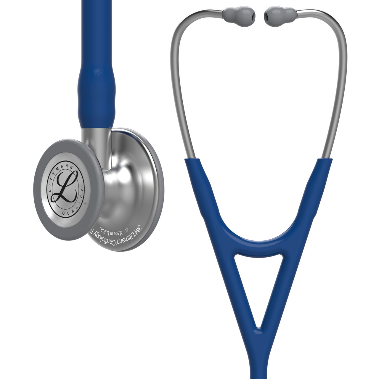 3M™ Littmann® Cardiology IV™ Stethoscope, 6154, Standard-FinishChestpiece, Navy Blue Tube, Stainless Stem, 3 Each/Case