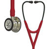 3M™ Littmann® Cardiology IV™ Stethoscope, 6176, Champagne-FinishChestpiece and Stem, Burgundy Tube, 27 in, 3 Each/Case