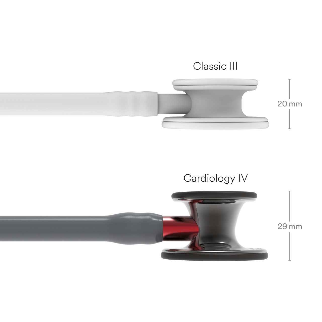 3M™ Littmann® Cardiology IV™ Diagnostic Stethoscope, Limited Edition, Gray Tube, 27 inch, 6183