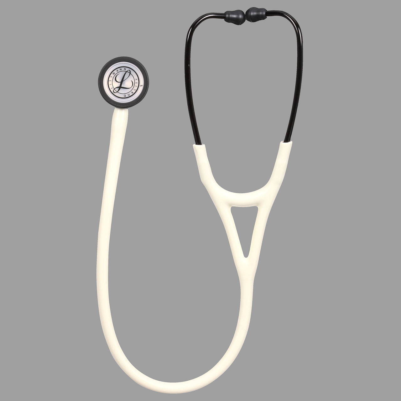 3M™ Littmann® Cardiology IV™ Diagnostic Stethoscope, 6186C, Black Matte Chestpiece, Alabaster Tube