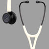 3M™ Littmann® Cardiology IV™ Diagnostic Stethoscope, 6186C, Black Matte-finish Chestpiece, Alabaster Tube, 3/CS