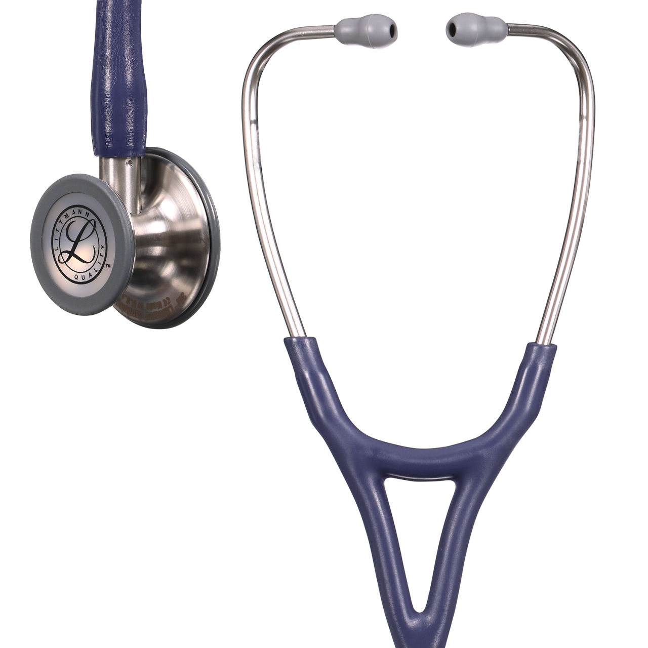 3M™ Littmann® Cardiology IV™ Diagnostic Stethoscope, 6187C, Stainless-finish Chestpiece, Midnight Blue Tube, 3/CS