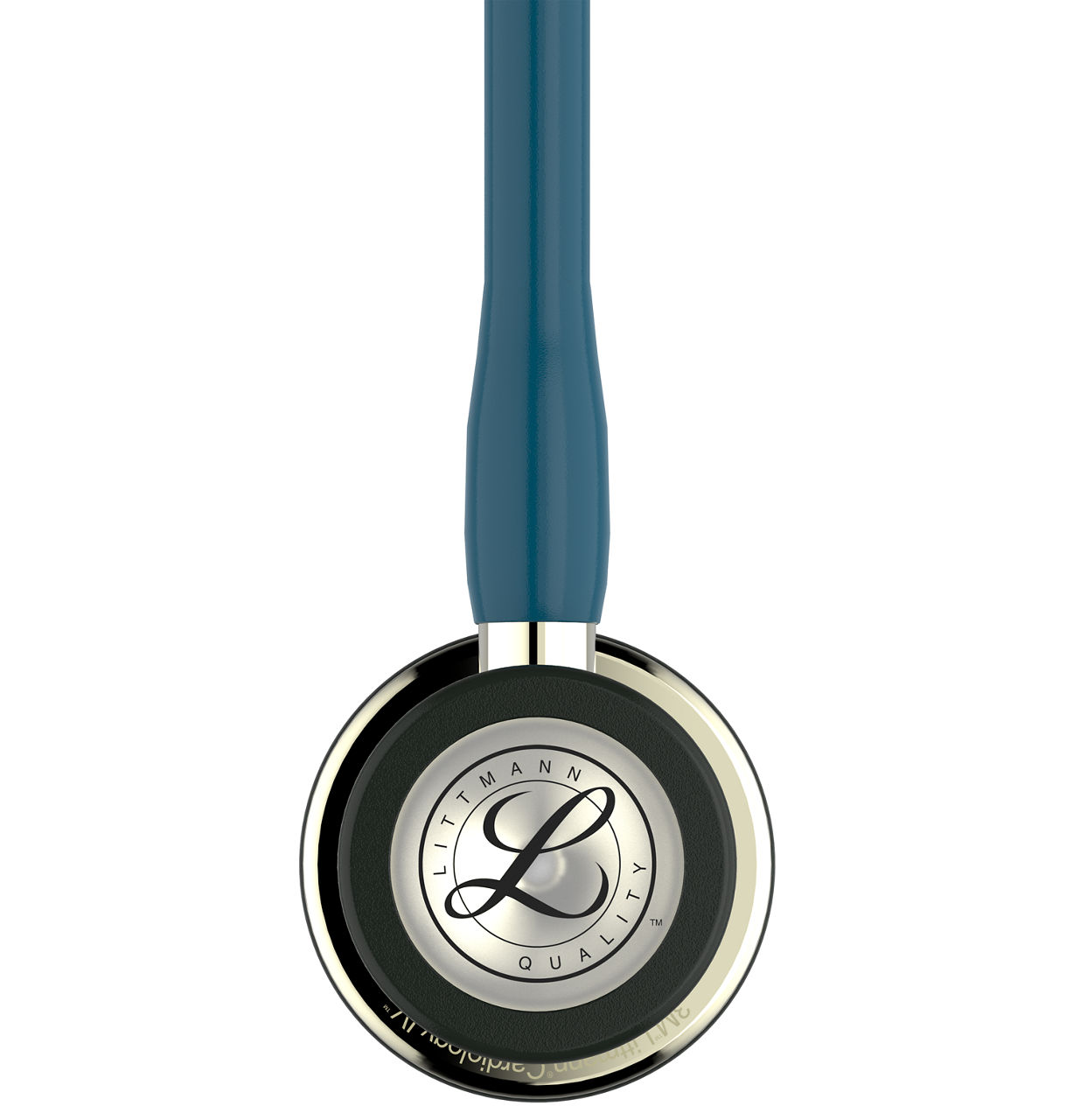 3M™ Littmann® Cardiology IV™ Stethoscope, Champagne Chestpiece, Caribbean Blue Tube, 6190
