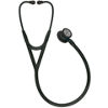 3M™ Littmann® Cardiology IV™ Stethoscope, 6201, Black Finish Chestpiece,Black Tube, Blue Stem, 27 in, 3 Each/Case