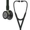 3M™ Littmann® Cardiology IV™ Stethoscope, 6204, High Polish SmokeChestpiece, Black Tube, Champagne Stem, 3 Each/Case