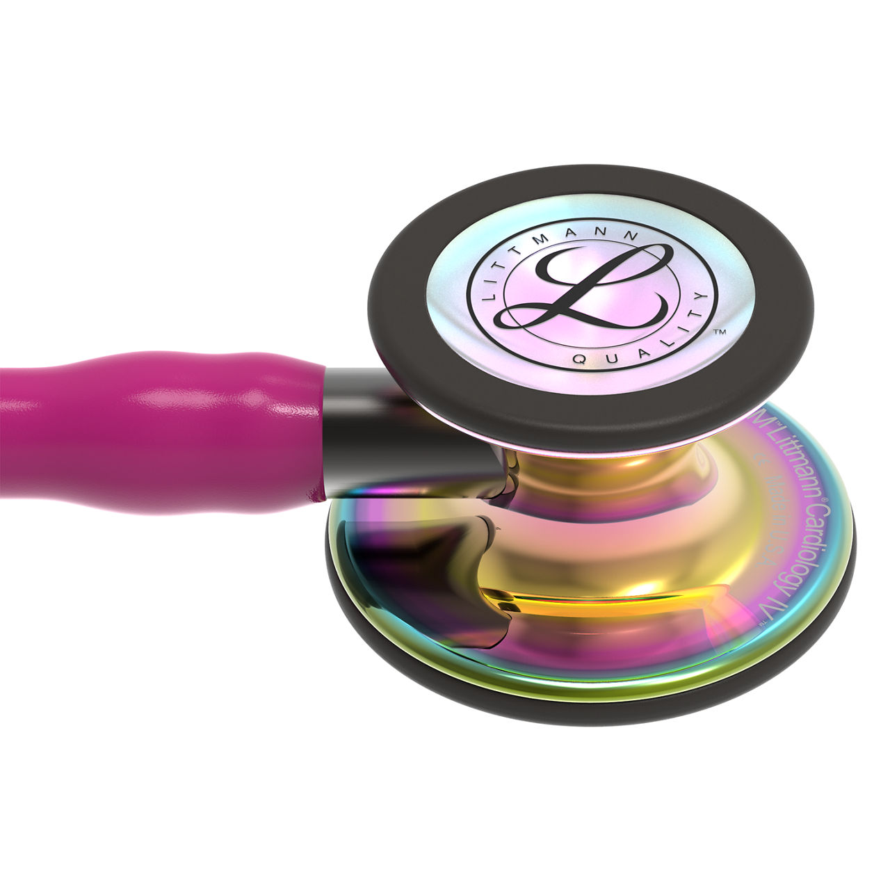 3M Littmann Cardiology IV Diagnostic Stethoscope, High Polish Rainbow-Finish Chestpiece, 6241