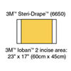 6650EU IOBAN ANTIMICROBIAL INCISE DRAPE