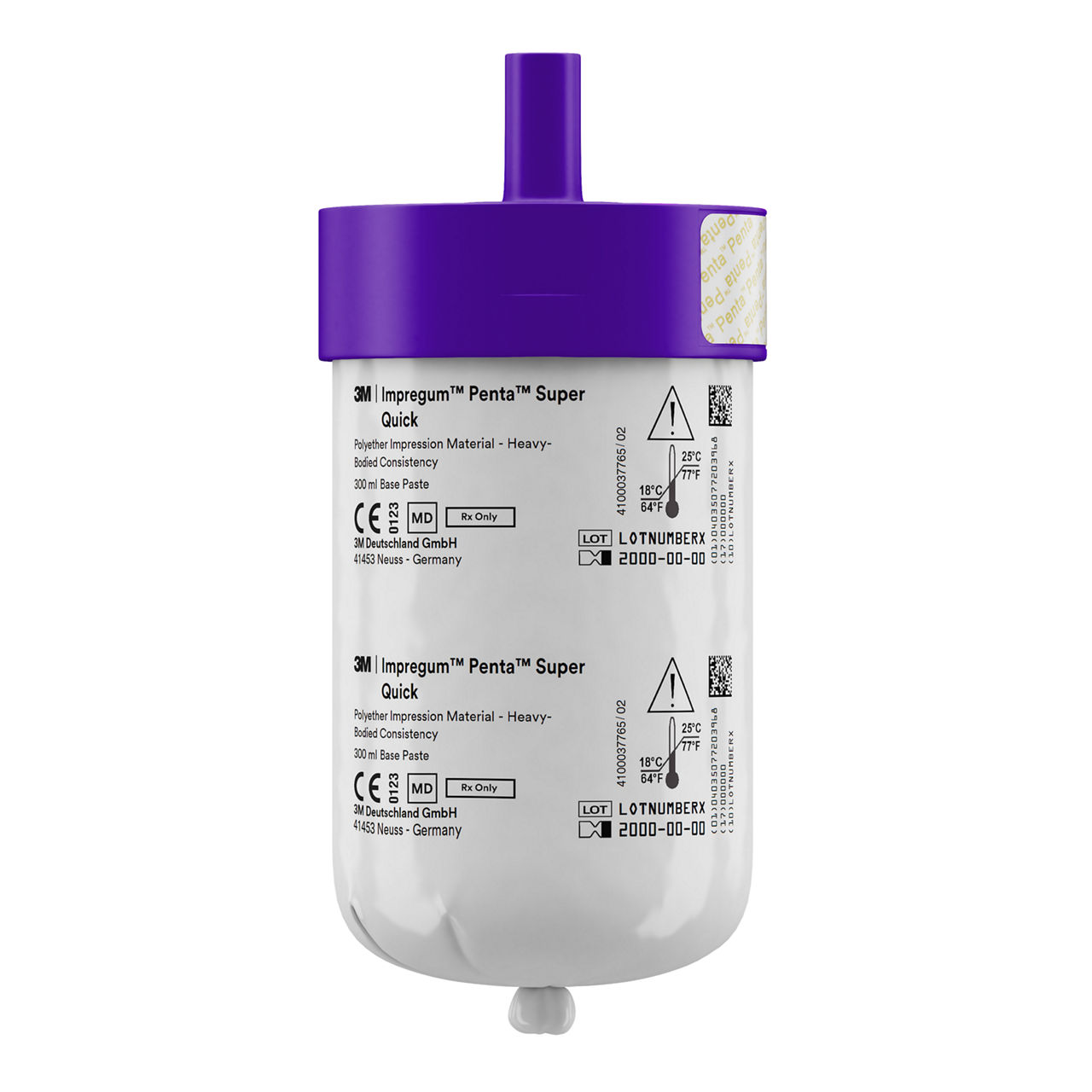 3M™ Impregum™ Penta™ Super Quick Polyether Impression Material Heavy Body Refill, 69406