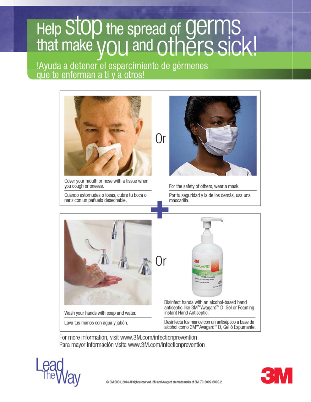 Help Stop the Spread of Germs Poster, Vertical