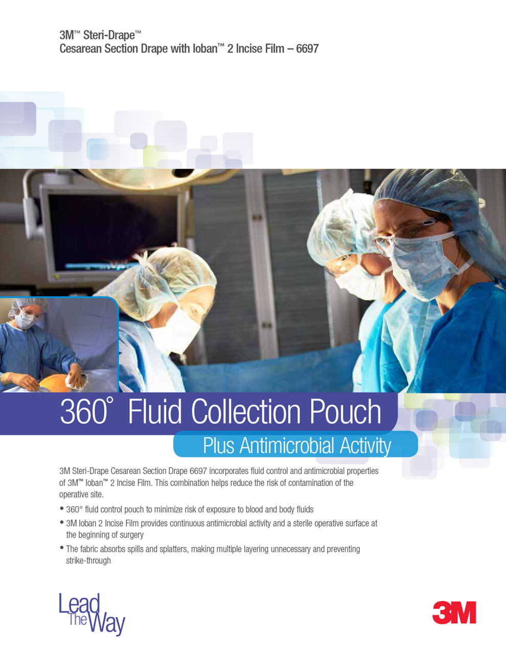 360˚ Fluid Collection Pouch Plus Antimicrobial Activity