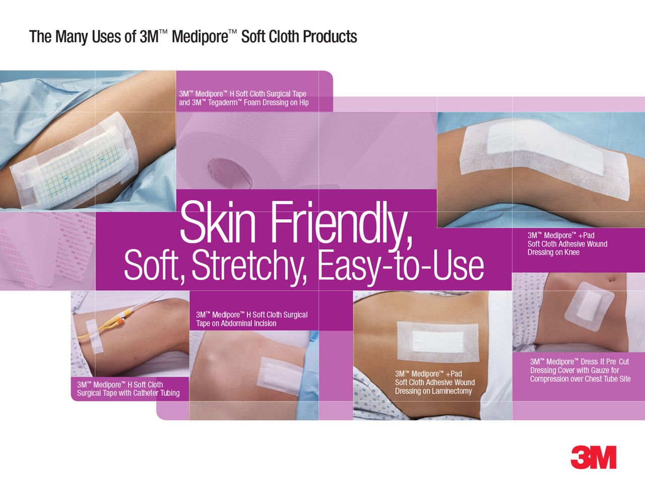 Skin Friendly,Soft, Stretchy, Easy-to-Use