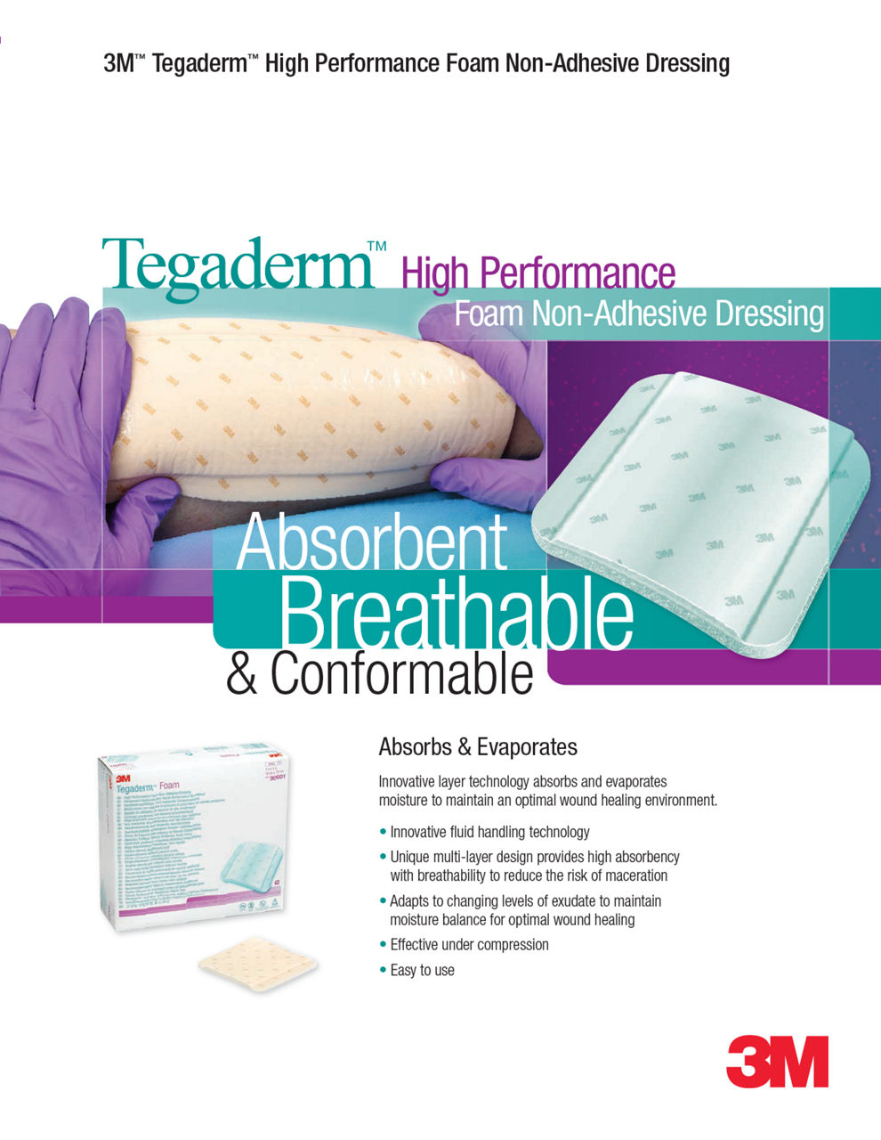 Tegaderm™ Non-Adhesive Dressing Sell Sheet