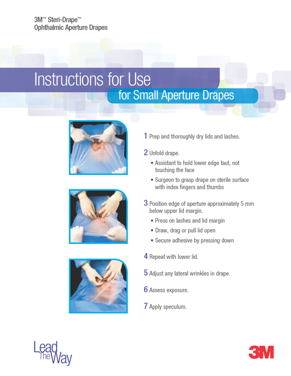 3M™ Steri-Drape™  Ophthalmic Aperture Drapes 