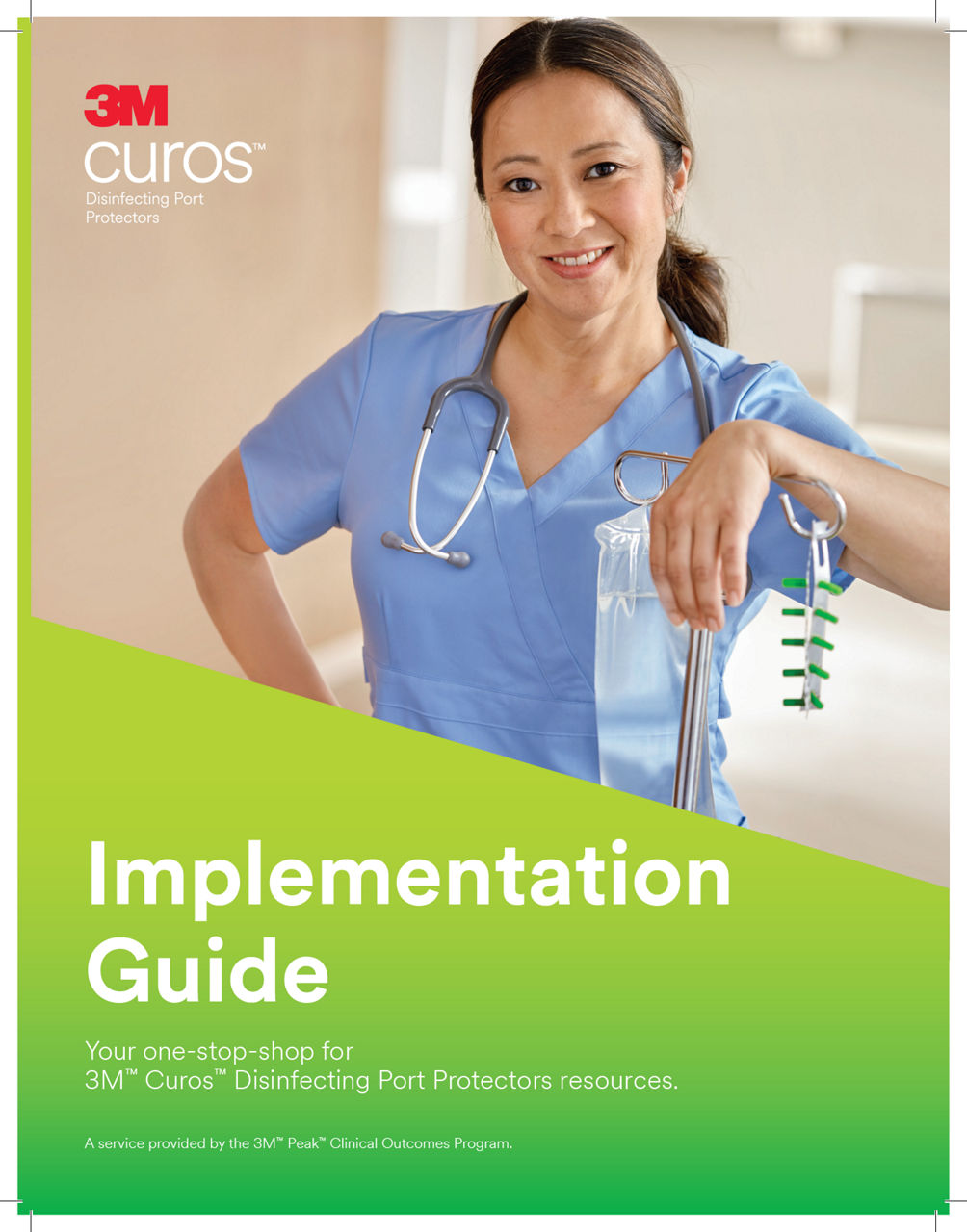 Curos Disinfecting Port Protectors Implementation Guide - Cover - US