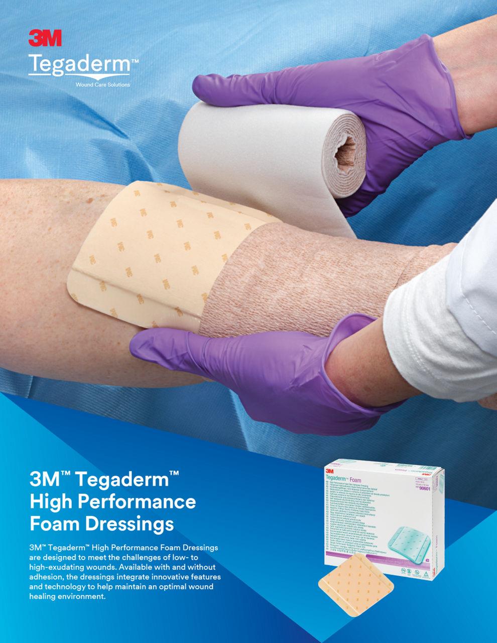 3M™  Tegaderm™ HP Foam Dressing Sell Sheet