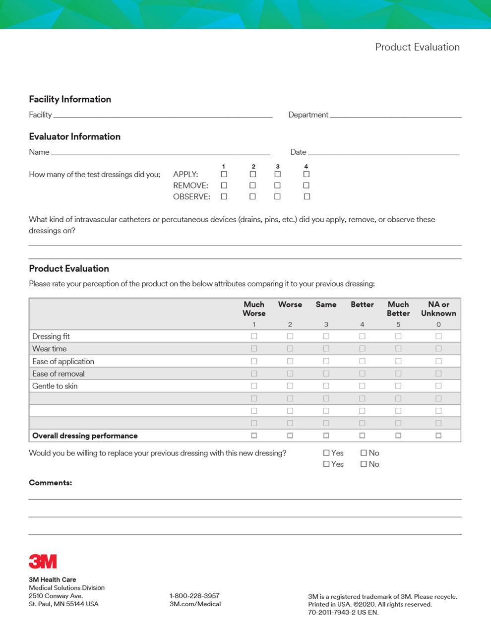 Product Evaluation 