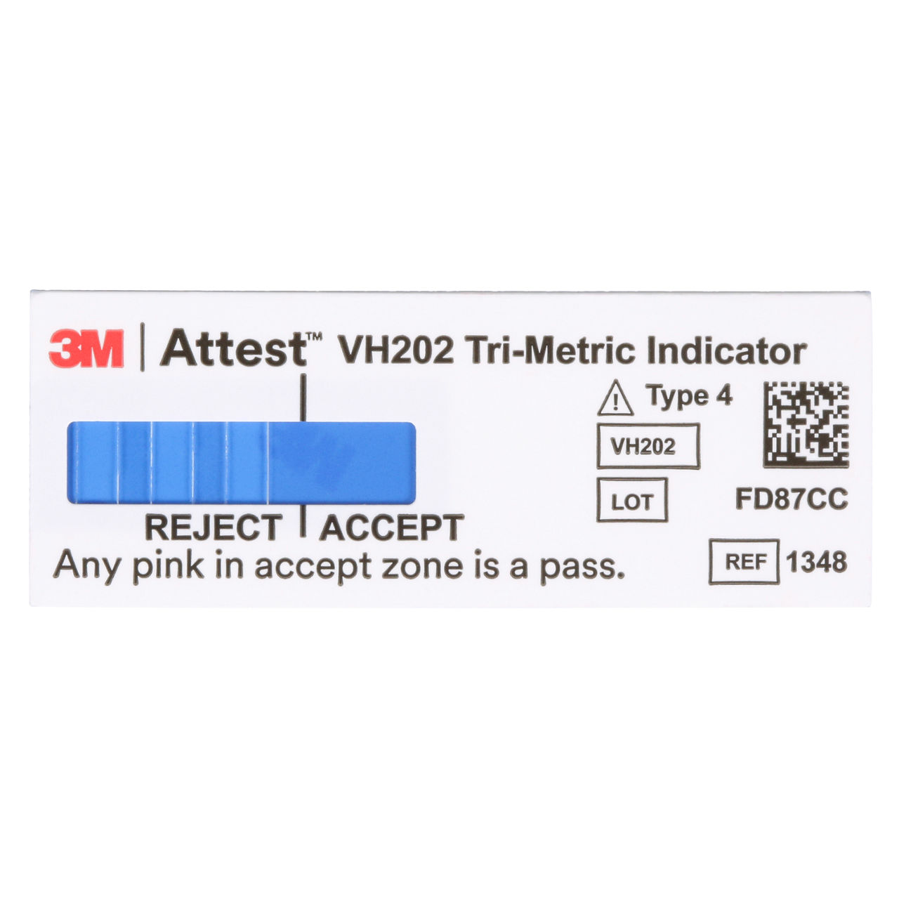 3M™ Attest™ Steam Chemical Integrators, Type 5 1243 front unused