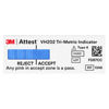 3M™ Attest™ VH₂O₂ Tri-Metric Chemical Indicators, 1348, Type 4, 3/4 x 2 in (1.9 x 5.1 cm), 250/BAG, 4 BAG/CS, 1000/CS