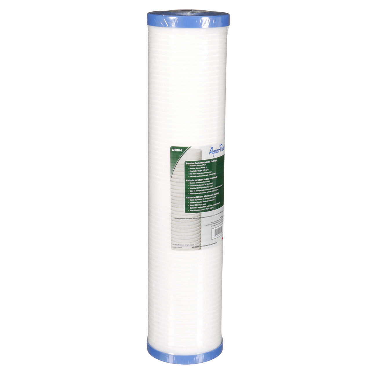 3M™ Aqua-Pure™ AP800 Series Whole House Water Filter Drop-in Cartridge AP810-2, 5618903, Large, 5 um