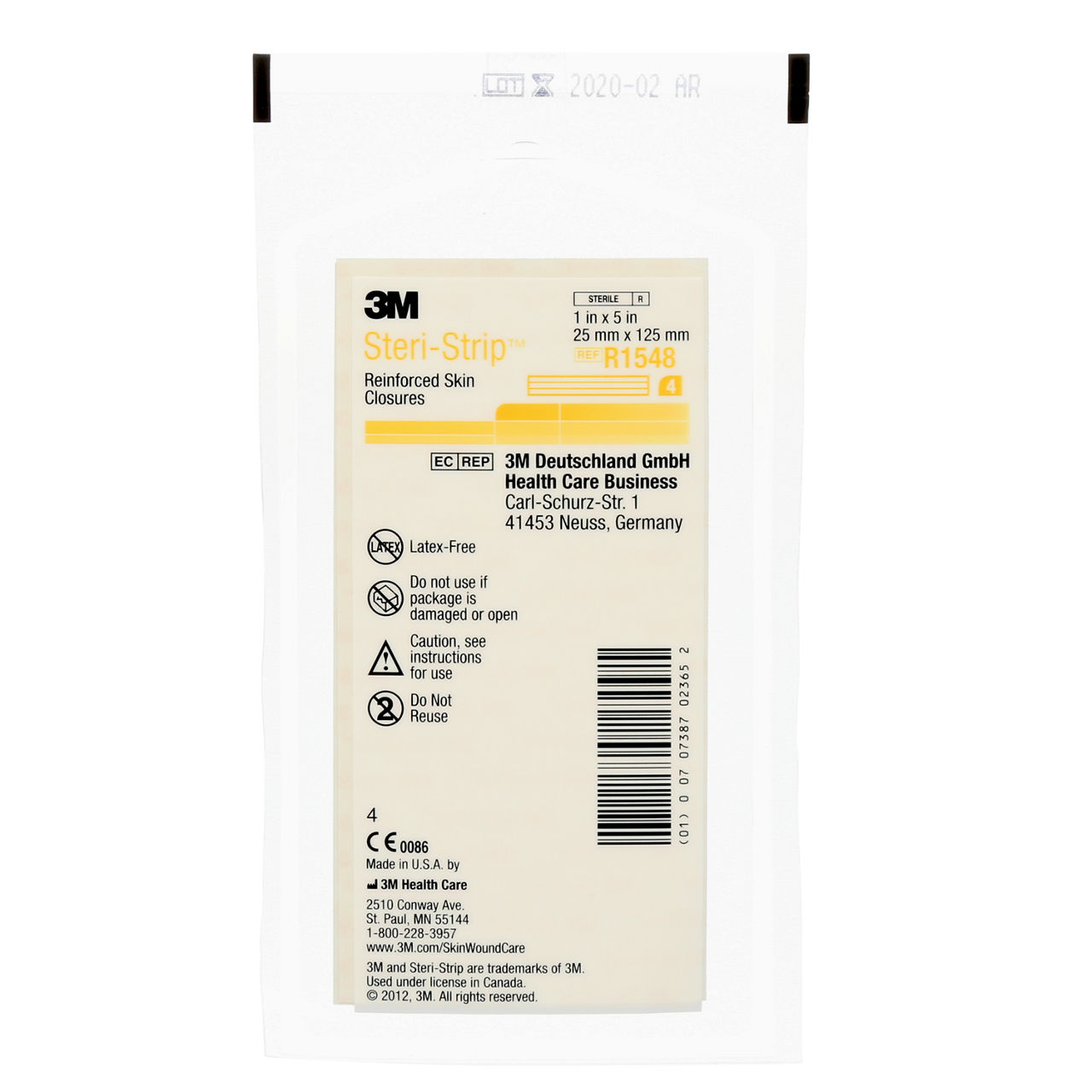 3M™ Steri-Strip™ Reinforced Skin Closures, R1548