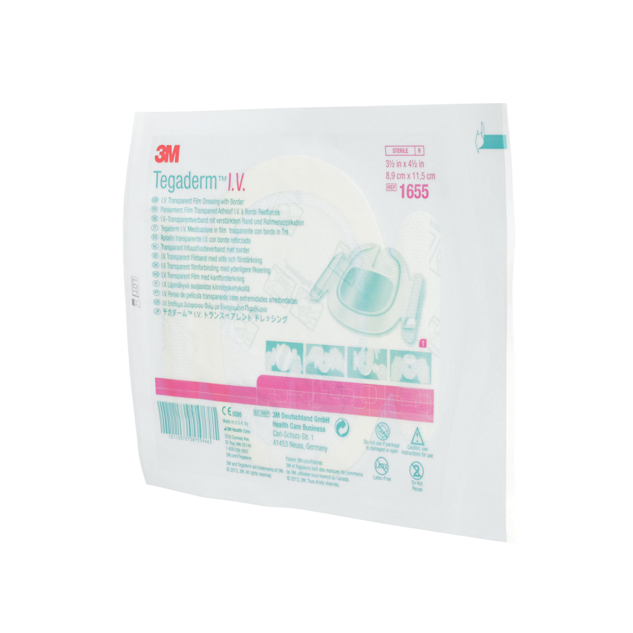 3M™ Tegaderm™ IV Transparent Film Dressing, 1655