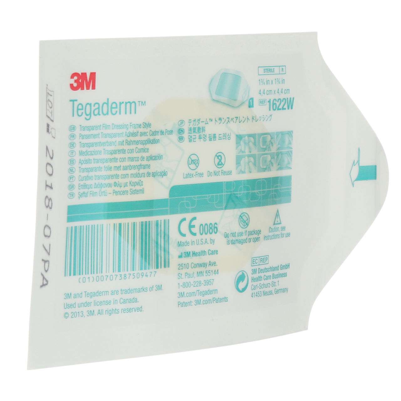 3M™ Tegaderm™ Transparent Film Dressing, 1622W