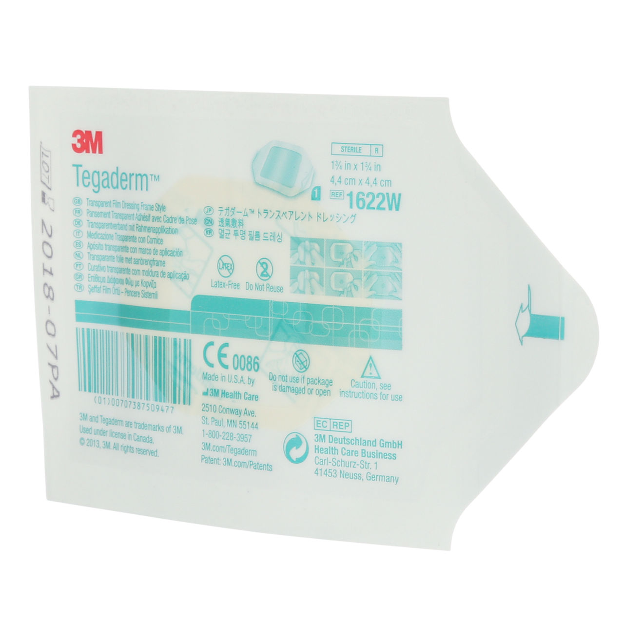 3M™ Tegaderm™ Transparent Film Dressing, 1622W