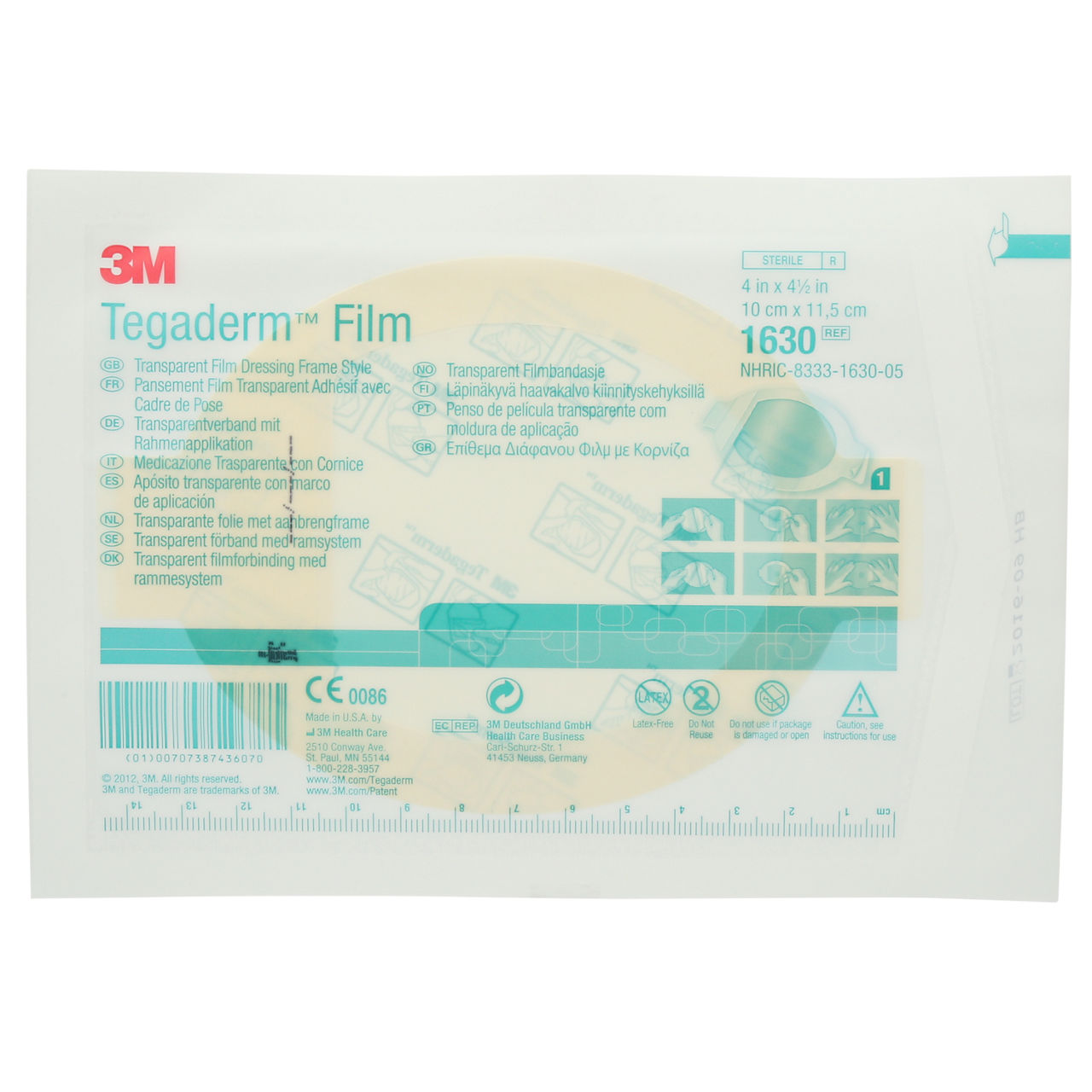 3M™ Tegaderm™ Transparent Film Dressing, 1630
