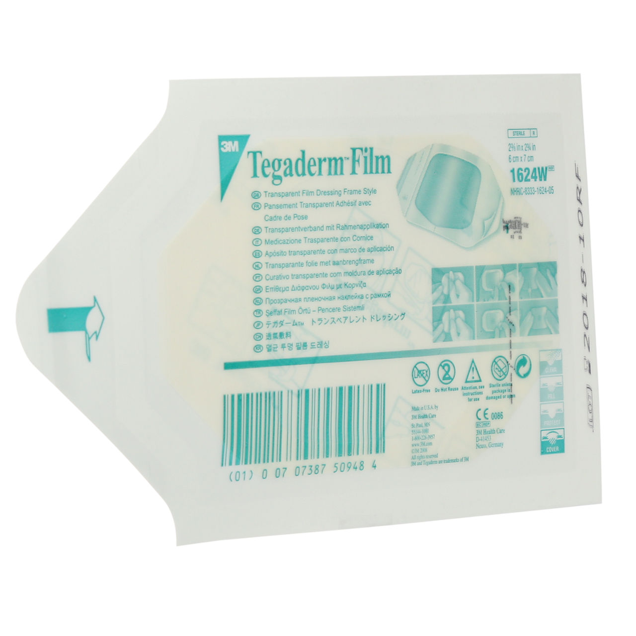 3M™ Tegaderm™ Transparent Film Dressing, 1624W