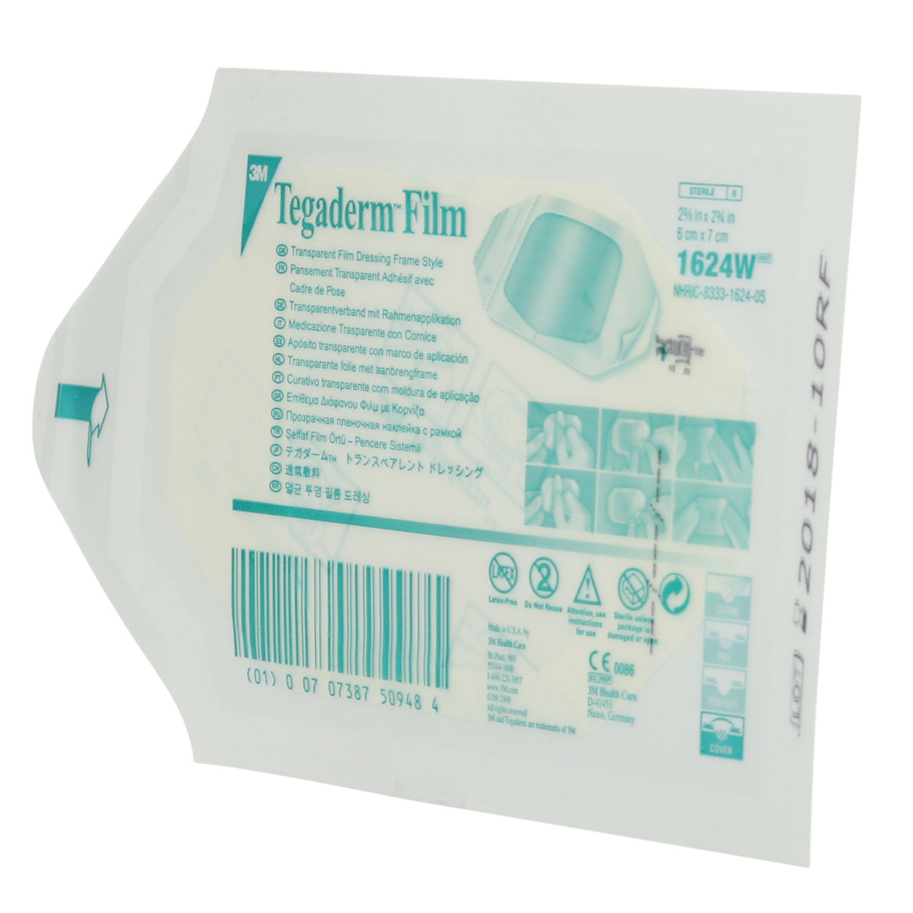 3M™ Tegaderm™ Transparent Film Dressing, 1624W