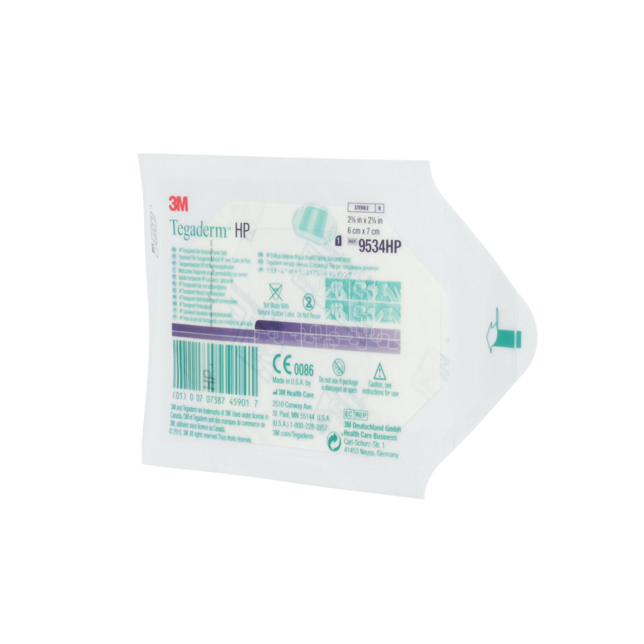 3M™ Tegaderm™ HP Transparent Film Dressing, 9534HP