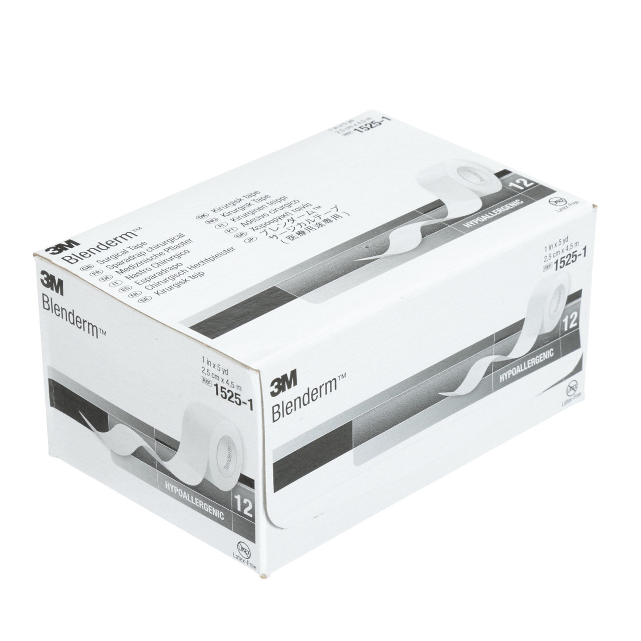 3M™ Blenderm™ Medical Tape, 1525-1, transparent, occlusive