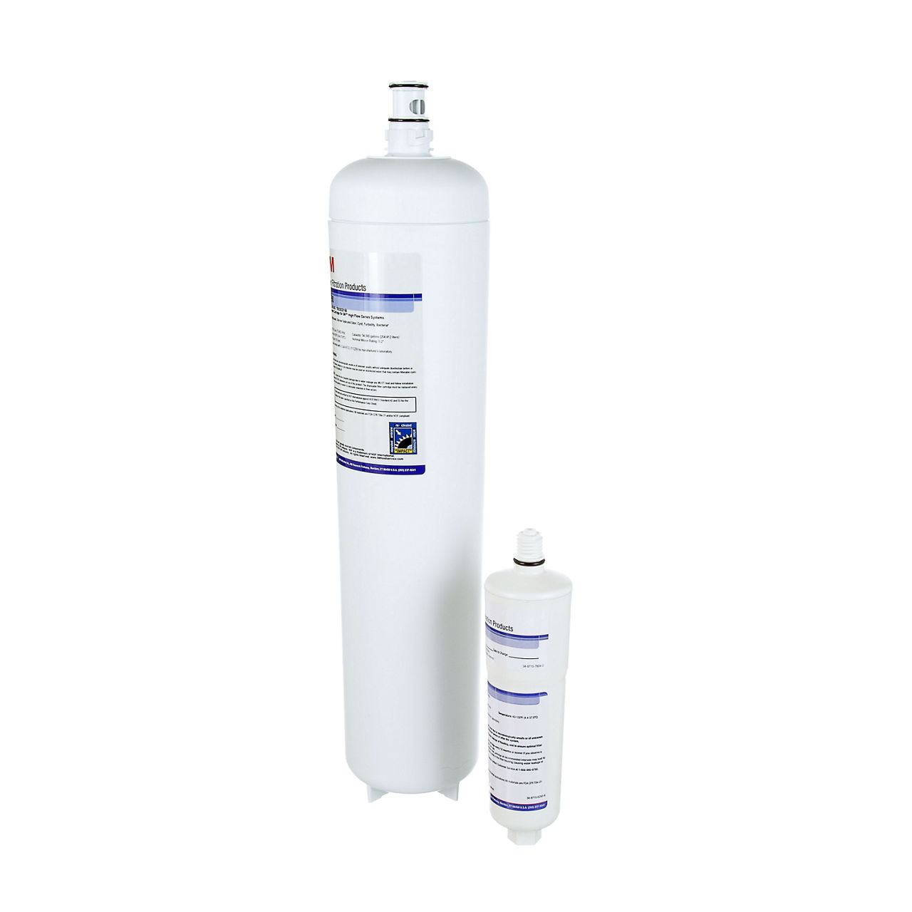 3M™ Dual Port 190 Series Water Filter Cartridge, 5613801, 0.2 um NOM, 5 gpm, 54000 gal