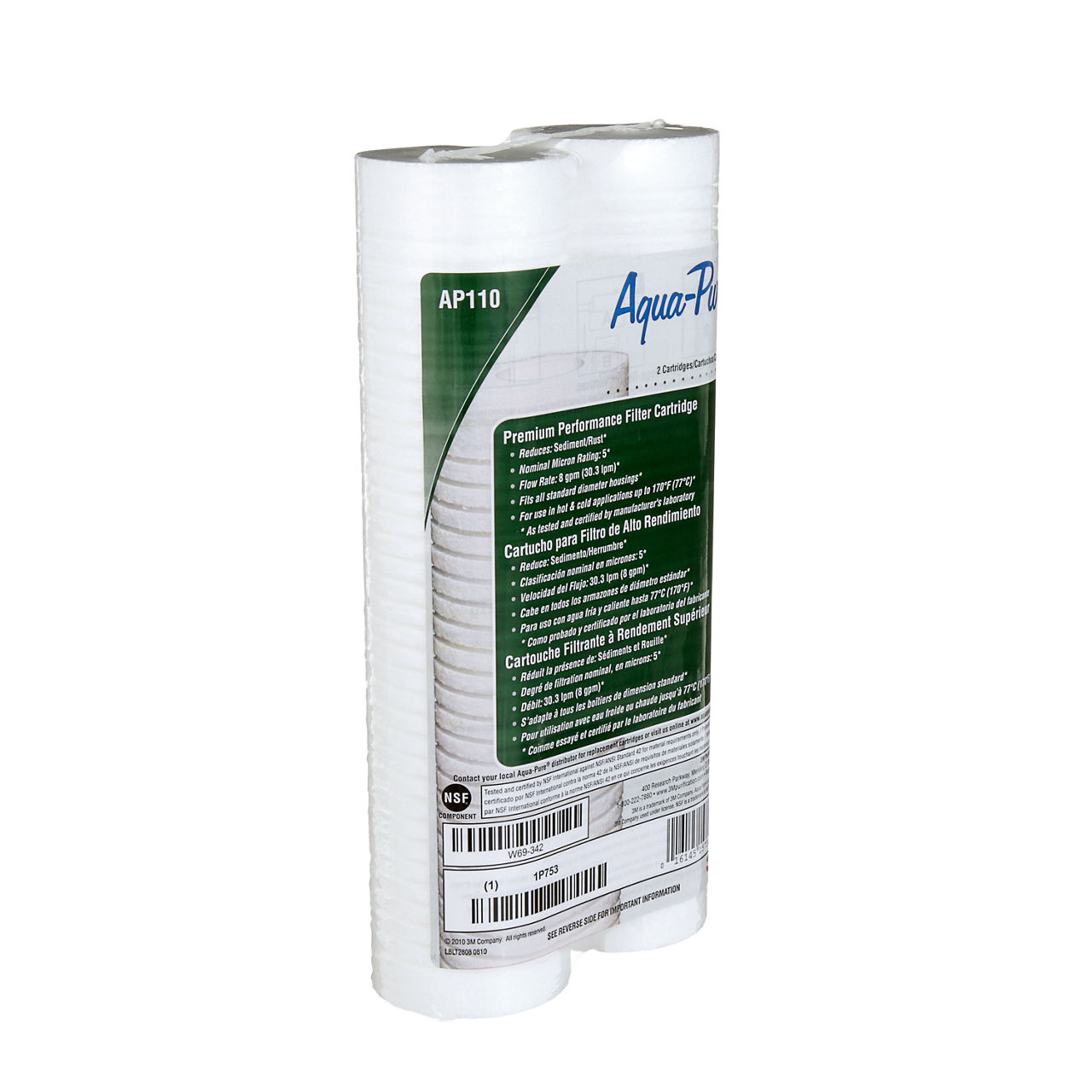 Aqua-Pure® Whole House Standard Diameter Replacement Filter, Model AP110-NP, 5620404