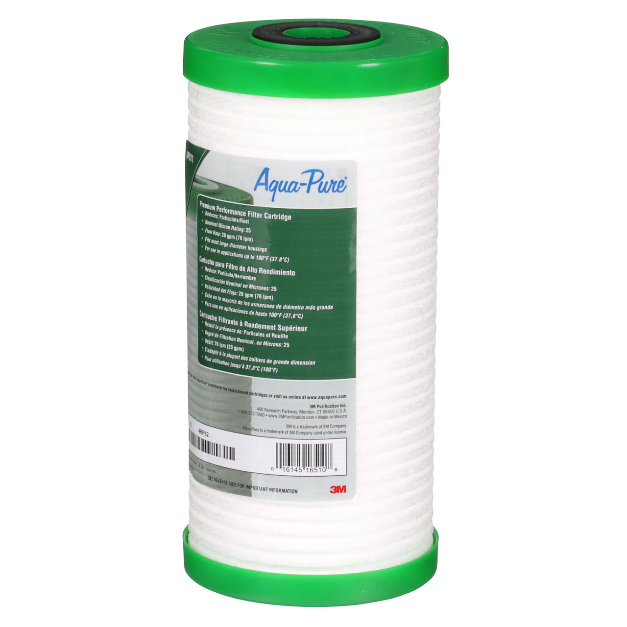 3M™ Aqua-Pure™ AP800 Series Whole House Water Filter Drop-in Cartridge AP811, 5618904, Large, 25 um