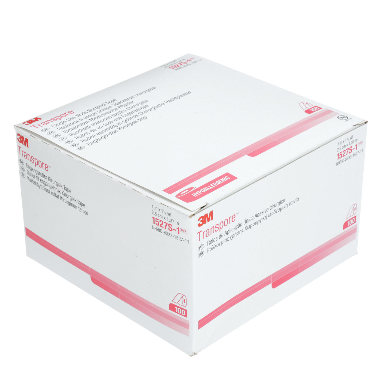 3M™ Transpore™ Medical Tape, 1527S