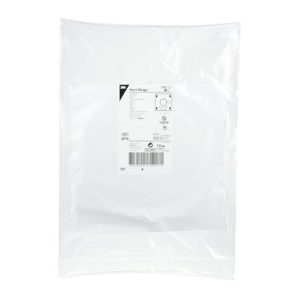 3M™ Steri-Drape™ Wound Edge Protector, 1076, 35 in x 35 in, Ringdiameter 10 in, 10/CTN, 4 CTN/CS, 40/CS