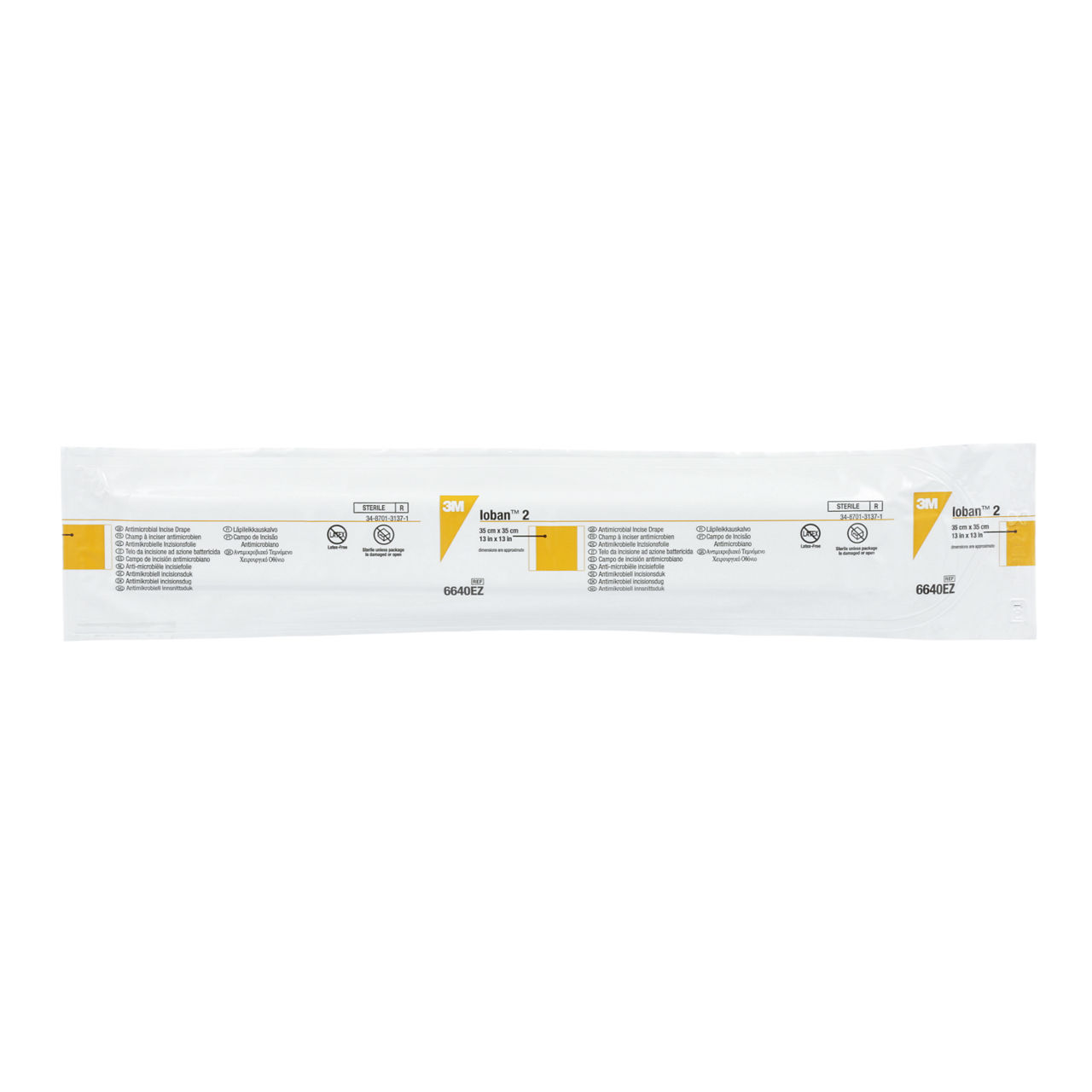 3M™ Ioban™ 2 Anti-microbiële Incisiefolie, 6640EZ, 35 cm x 35 cm, 10 stuks/doos
