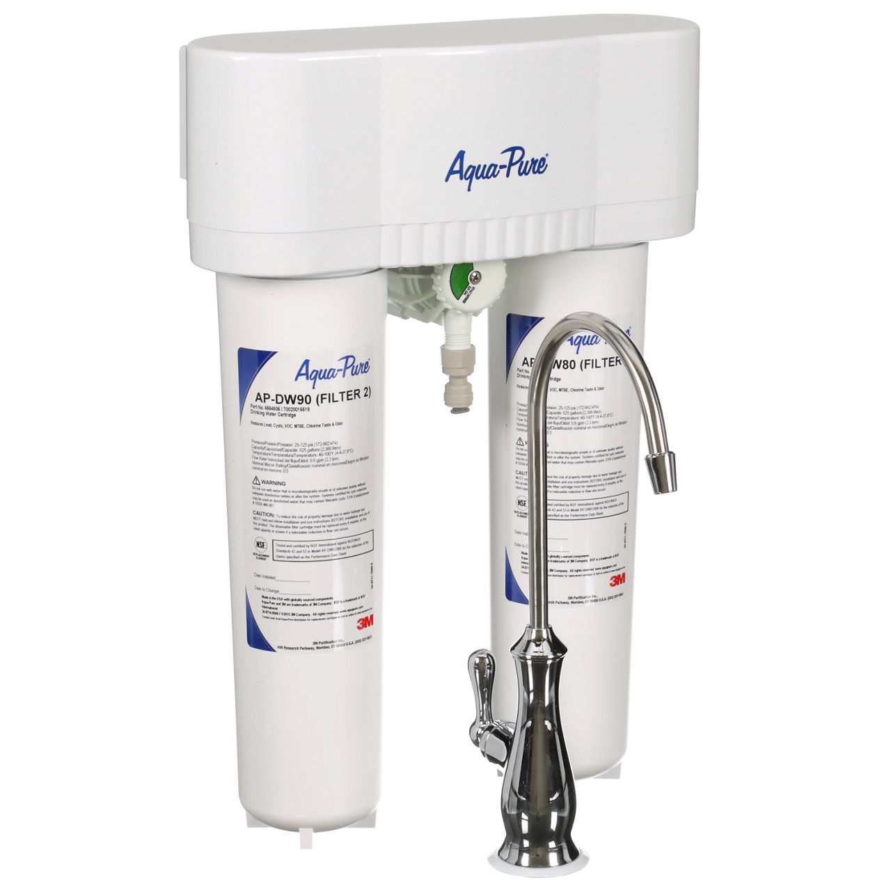 3M™ Aqua Pure™ Drinking Water Filtration System, Model AP-DWS1000, 5583101