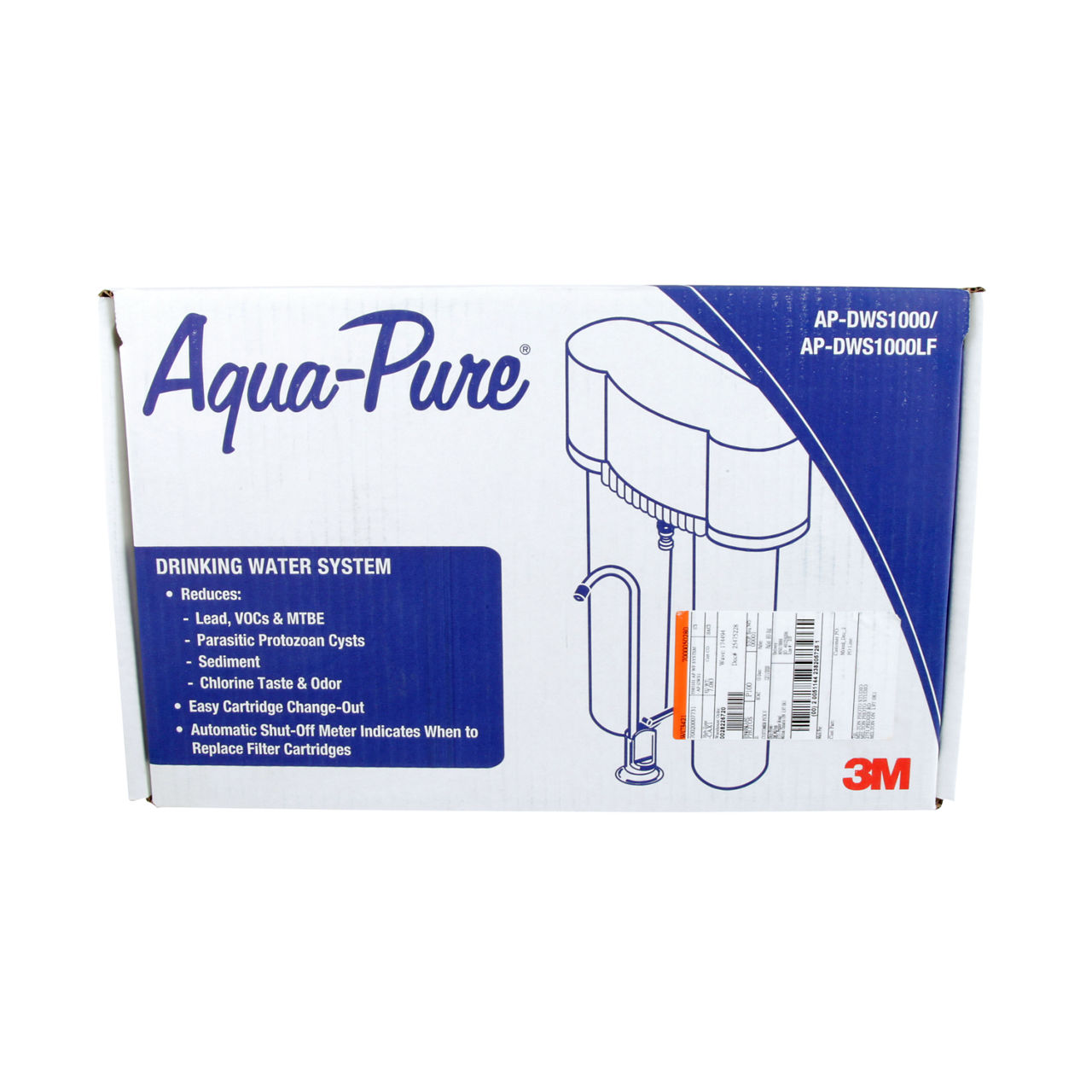 3M™ Aqua Pure™ Drinking Water Filtration System, Model AP-DWS1000, 5583101