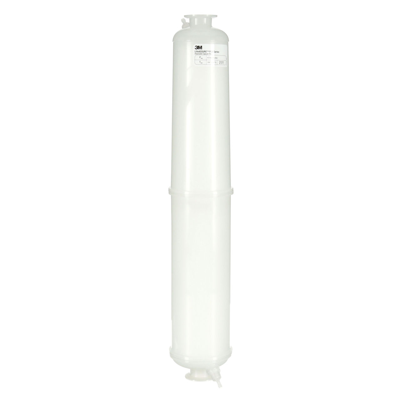 3M(TM) LifeASSURE PDA Series Filter Cartridge PDA020J02AAG1, 20 in, .2 um ABS, Sanitary