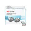 3M™ ESPE™ Stainless Steel Primary Molar Crowns, D-UR-2, Upper RightFirst Primary Molar, Size 2, 5 Crowns