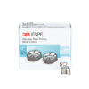 3M™ Stainless Steel Primary Molar Crowns, D-LL-3, Lower Left FirstPrimary Molar, Size 3, 5 Crowns