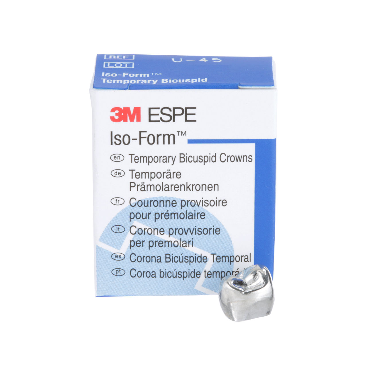 U-45 ISOFORM BICUSPID REPLACE CRN (5/BOX)