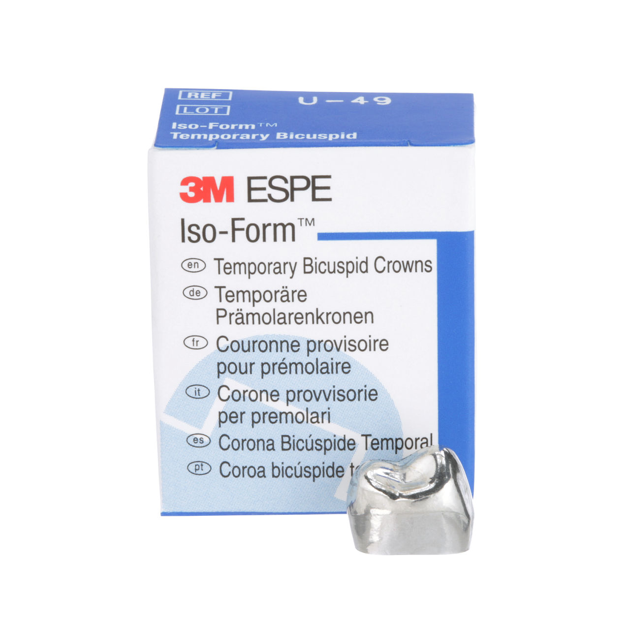 U-49 ISOFORM BICUSPID REPLACE CRN (5/BOX)